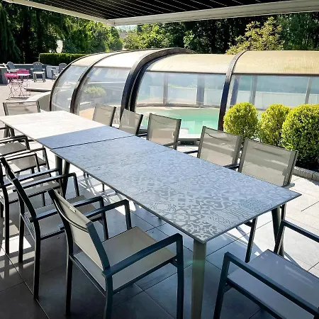 250m2 Avec Piscine Chauffee & & Kota-grill & Sauna